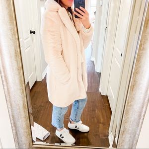 Gianni Bini Teddy Faux Fur Coat